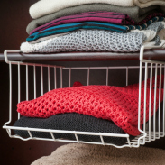 Metal hanging shelf small