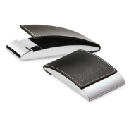 Metal business card holder