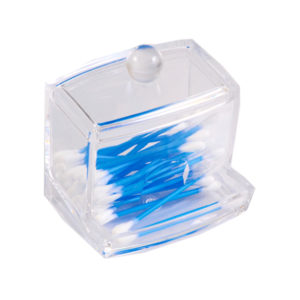 cotton bud dispenser bathroom cosmetics