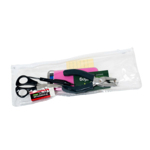 long clear stationery bag