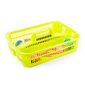 Shallow 2 division caddy brights for craft cleaning