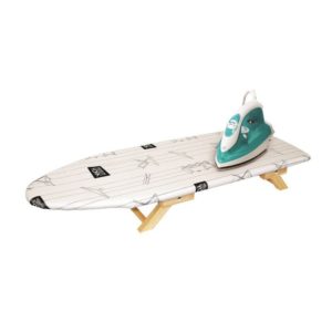 wooden table top ironing board