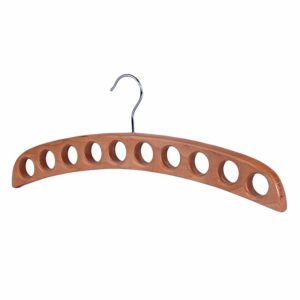 wooden scarf hanger