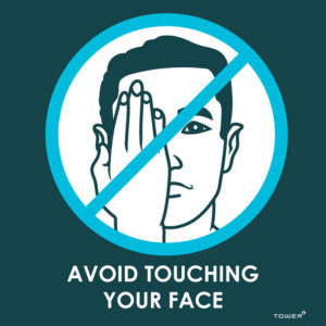 Avoid Touching your Face ABS Sign