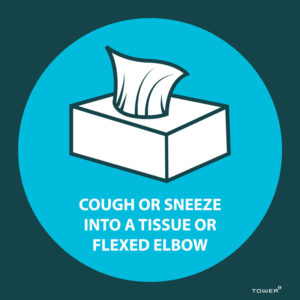 Cough or Sneeze ABS Sign