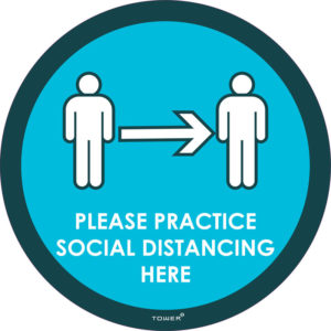 Practice Social Distancing - Floor Vinyl
