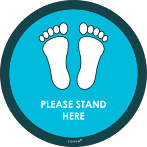 Please Stand Here - Floor Vinyl