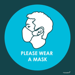 Please Wear Mask ABS Sign
